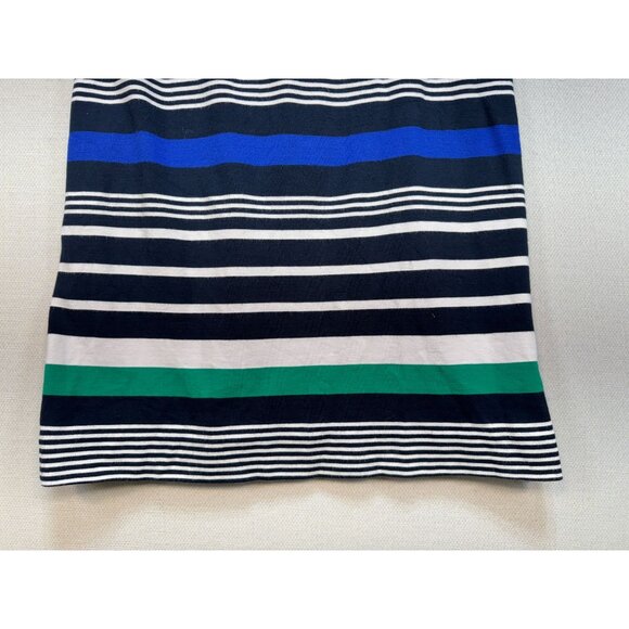 Banana Republic Womens Sheath Dress Suze 8 Multicolor Striped Short Sleeve - Picture 6 of 12